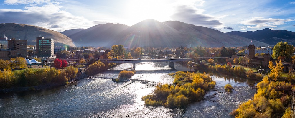 Downtown Missoula - River